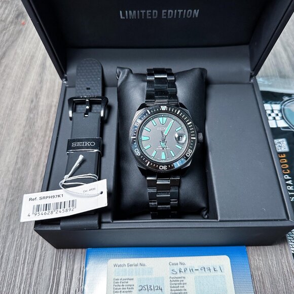 Seiko Prospex SRPH97K1 "King Samurai Limited Edition Black Series" - Picture 2 of 11